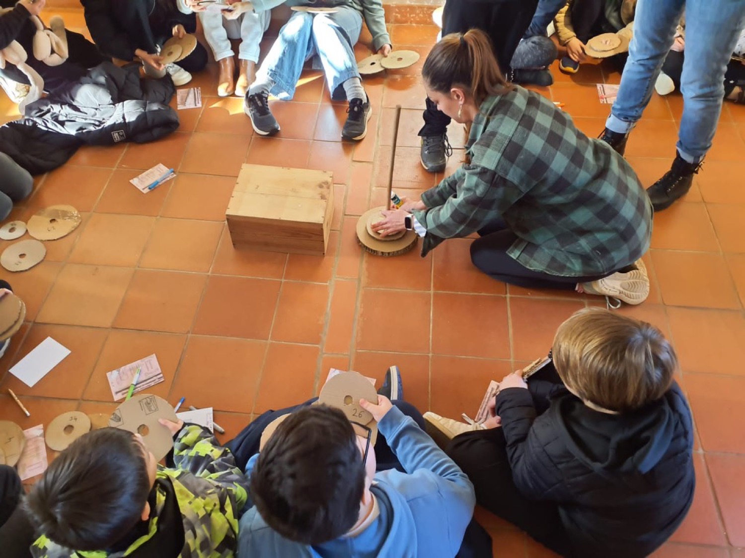Atelier avec des enfants